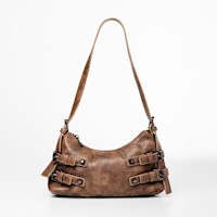 Cartera Mujer Squeeze Marron Izzana